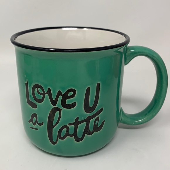MB Other - “Love U a Latte” coffee tea cup ☕️ Valentine’s Day ceramic drink mug new